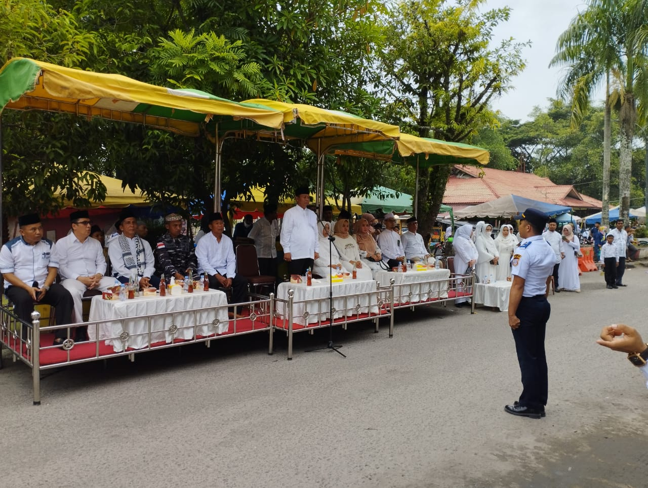 Polres Tanjungbalai Hadiri Pawai Taaruf Sambut Tahun Baru Hijriah 1 Muharram 1445 H