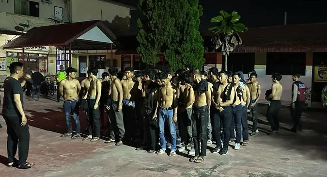 Terima Kasih Pak Kapolres Asahan Karena Telah Meringkus 57 Anggota Geng Motor 