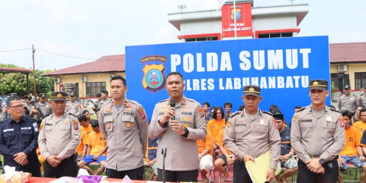 Polres Labuhanbatu Gagalkan Peredaran Sabu 3,7 Kg Jaringan Antar Provinsi