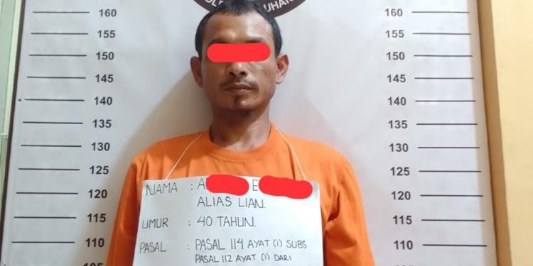 Bandar Sabu di Jalan Paindoan Rantauprapat Ditangkap