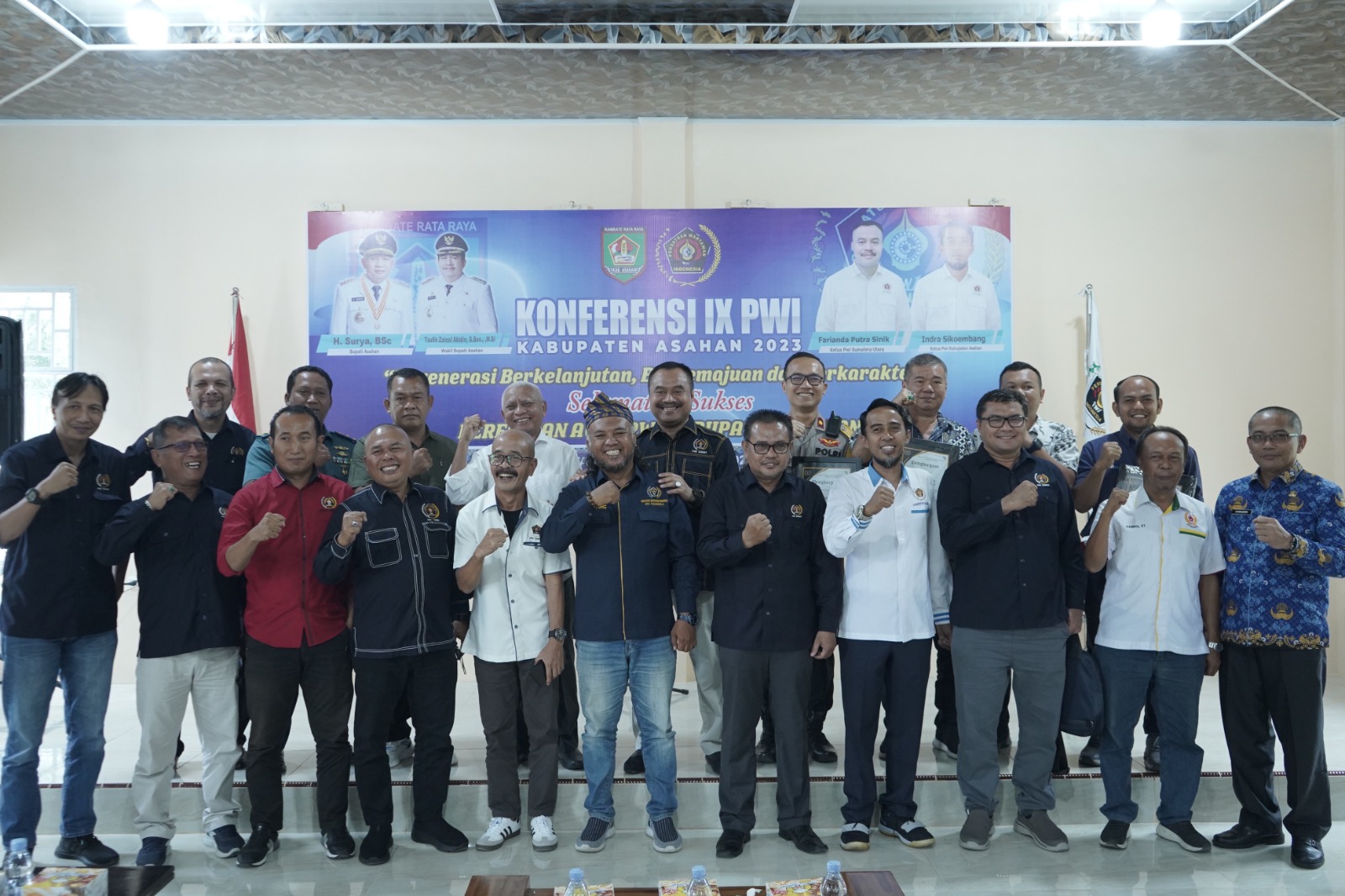 Ini Pesan Bupati Asahan H Surya saat Buka Konfrensi ke IX PWI