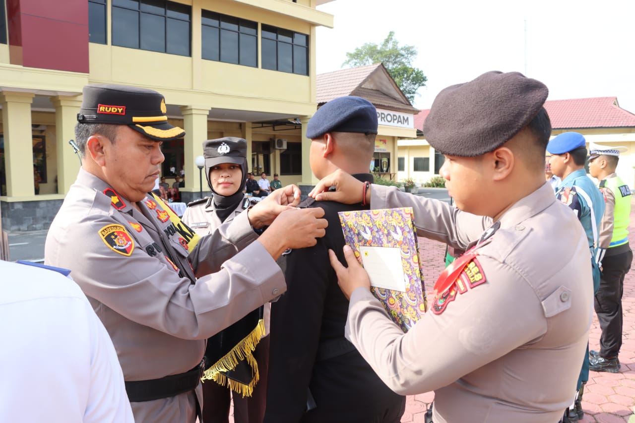 Polres Tanjungbalai Gelar Apel Pasukan Operasi Lilin Toba 2023