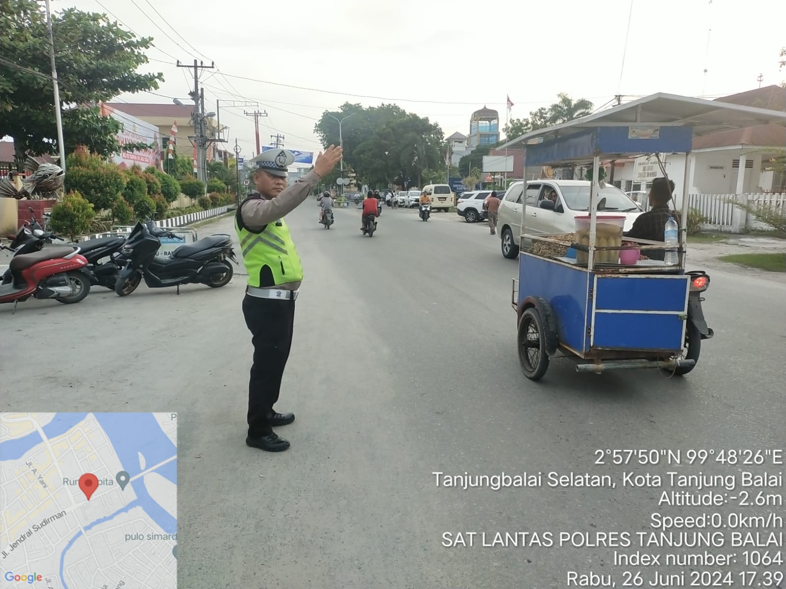 Satlantas Polres Tanjungbalai Gelar Patroli Sore