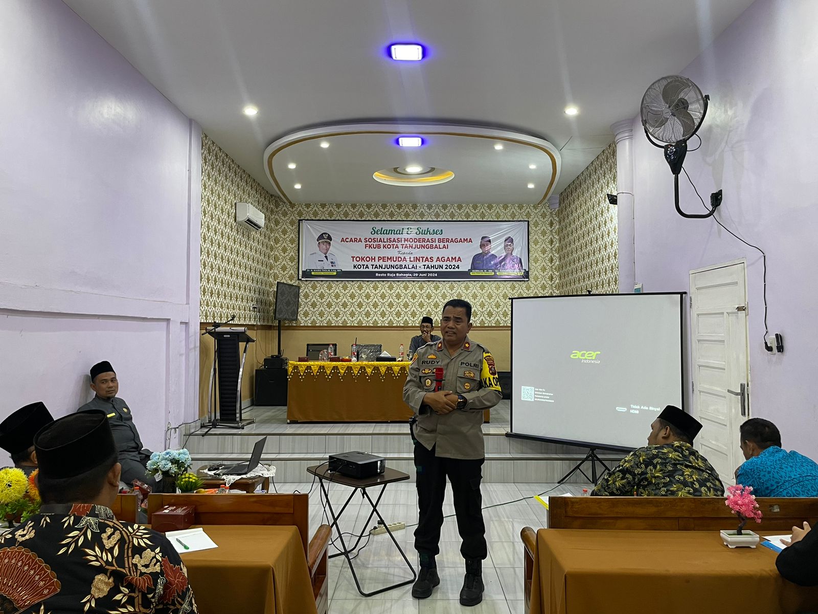 Polres Tanjungbalai Dukung Sosialisasi Moderasi Beragama