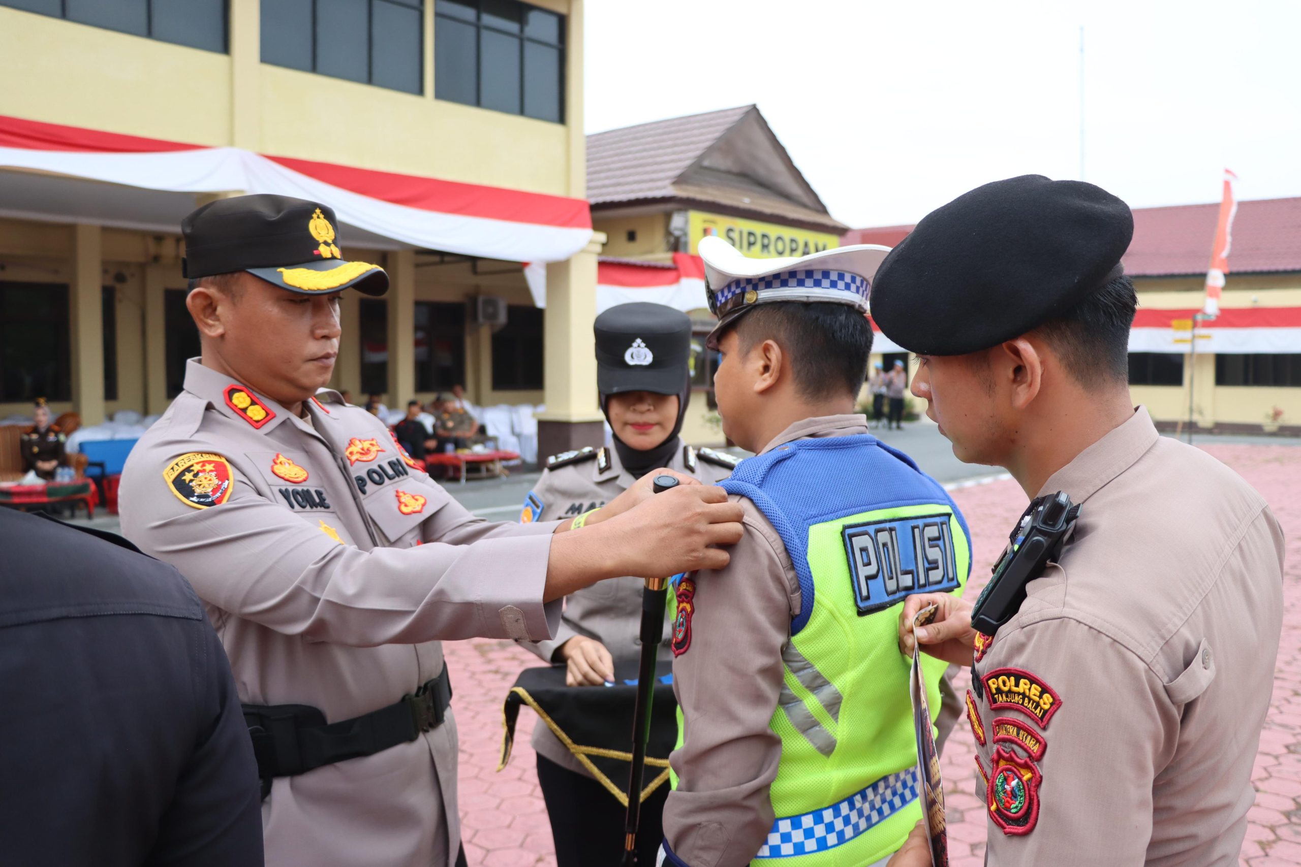 Polres Tanjungbalai Apel Gelar Pasukan Ops Patuh Toba Tahun 2024