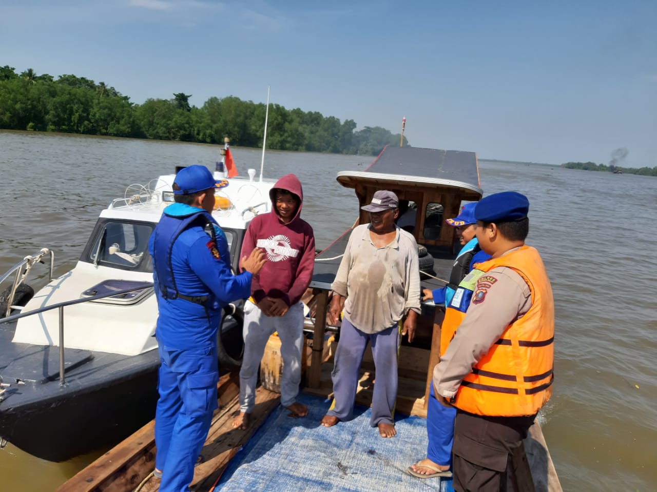 Sat Polairud Polres Tanjungbalai Susuri Pelabuhan Tidak Resmi