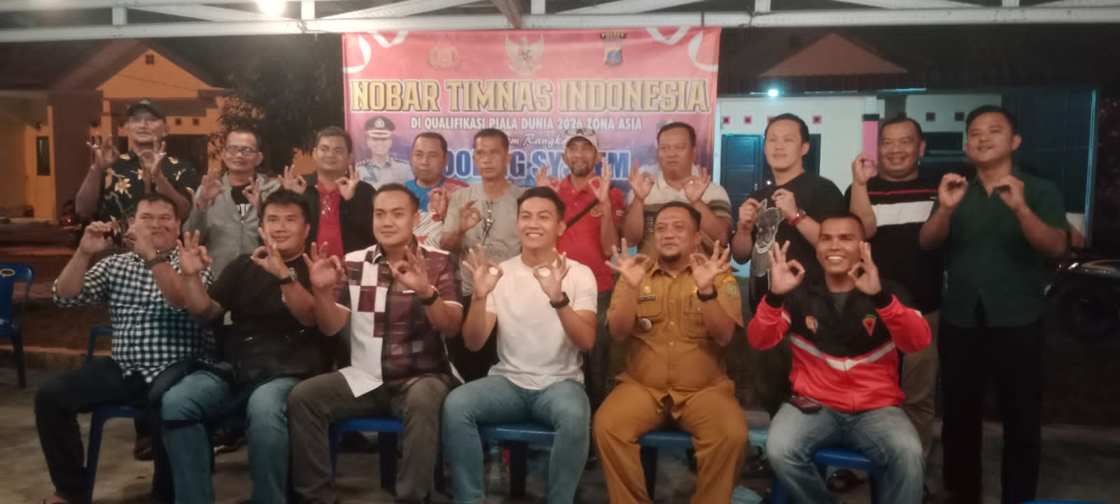 Kapolsek Kota Kisaran Ajak Masyarakat Nobar