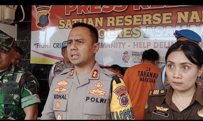 Personel Polres Asahan Amankan 18 Kg Sabu