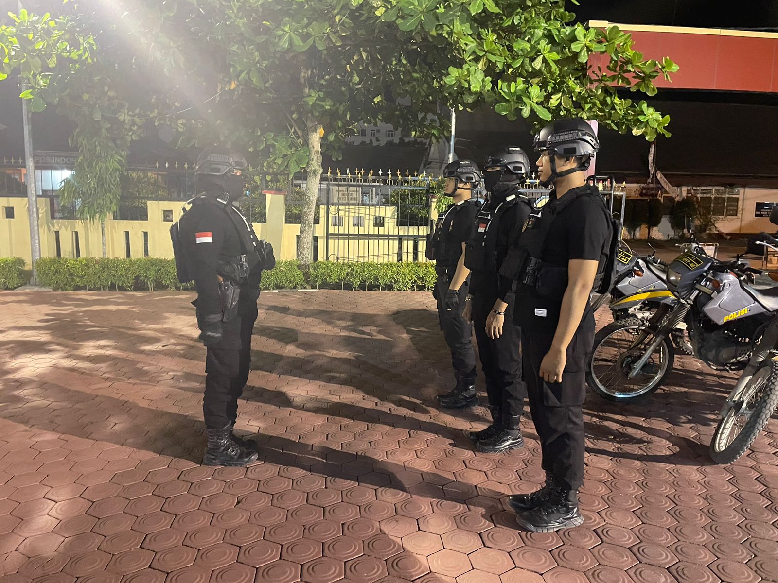 Tim Spartan Polres Tanjungbalai Patroli Pada Malam Hari