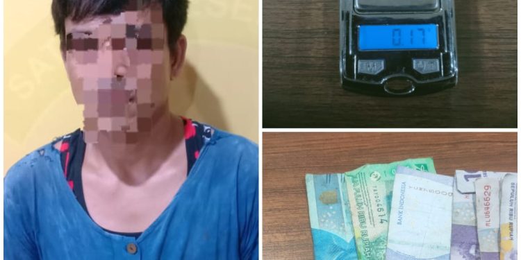 Personel Polsek Air Batu Tangkap Tersangka Narkoba