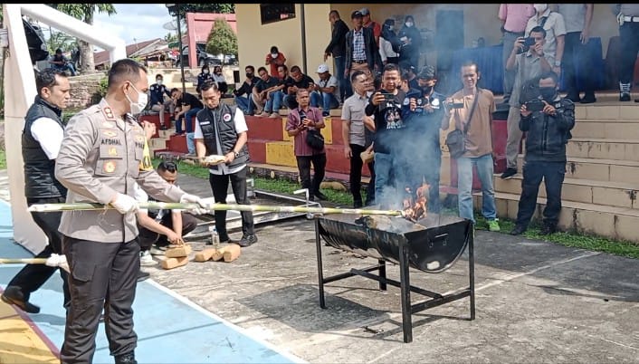 Napi di Tanjung Gusta Medan Kendalikan Peredaran Ssbu 25 Kg di Asahan