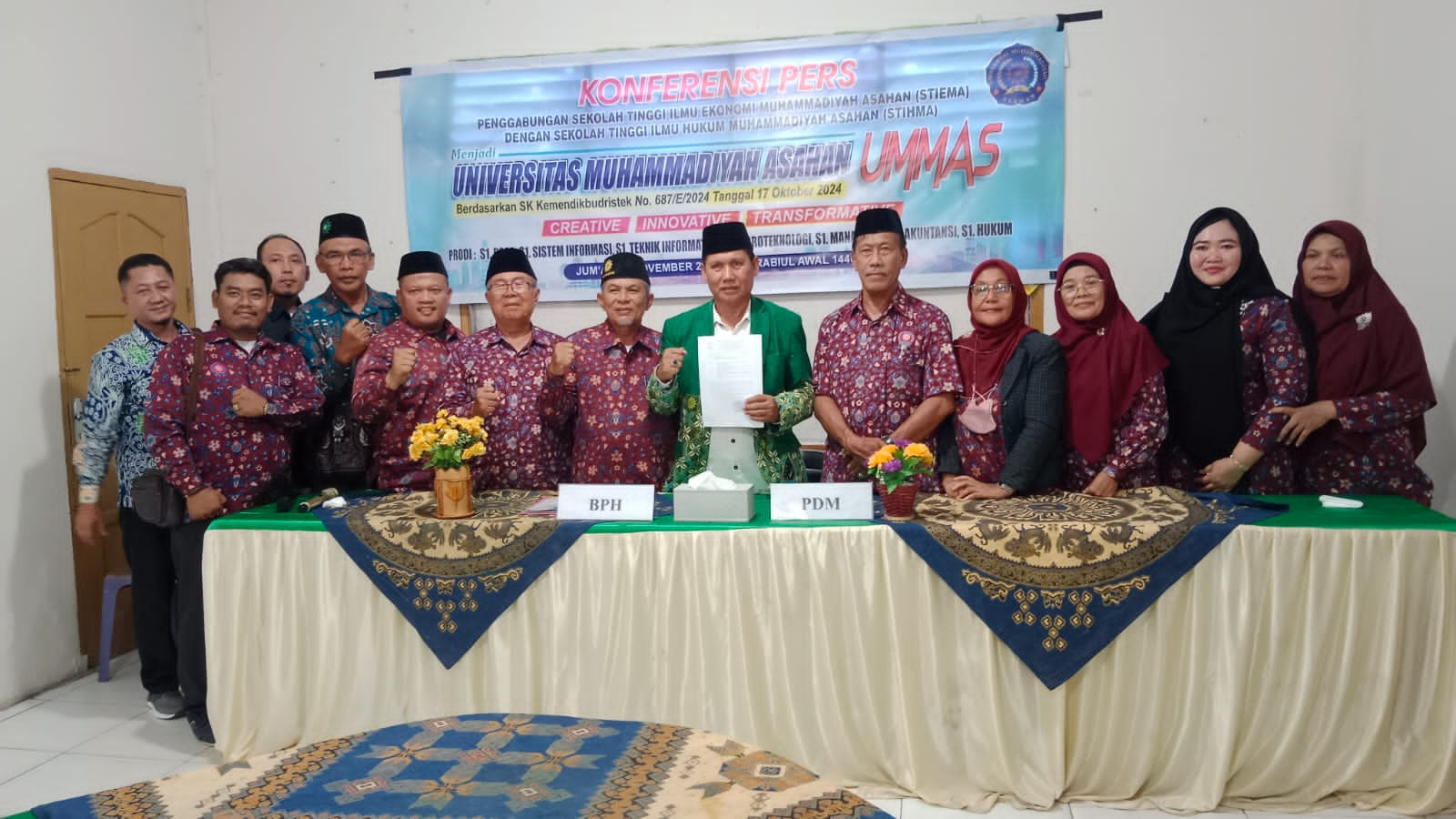 STIH dan STIE Muhammadiyah Asahan Kini jadi Universitas