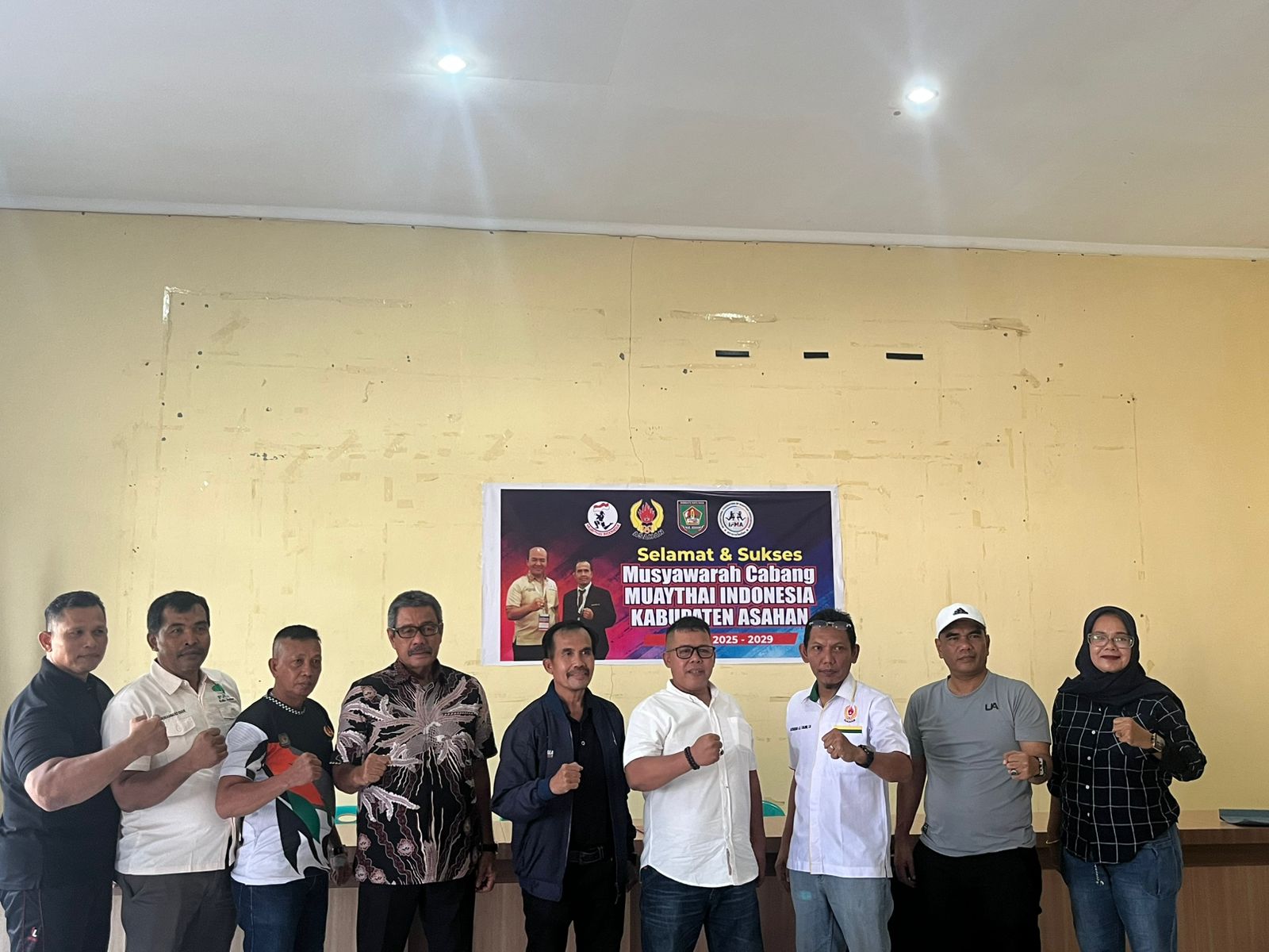 Nawawi Kembali Pimpin Cabor Muaythai Asahan 2025-2029