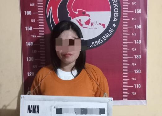 Cewek Penjual Sabu di Tanjungbalai Diringkus Polisi