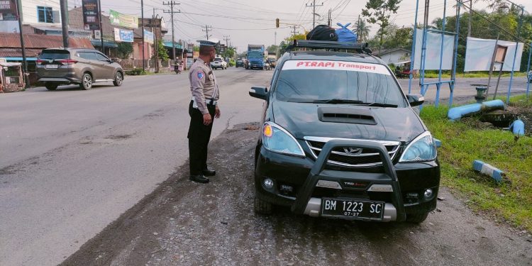 Travel "Gelap" di Asahan Ditindak Personel Satlantas