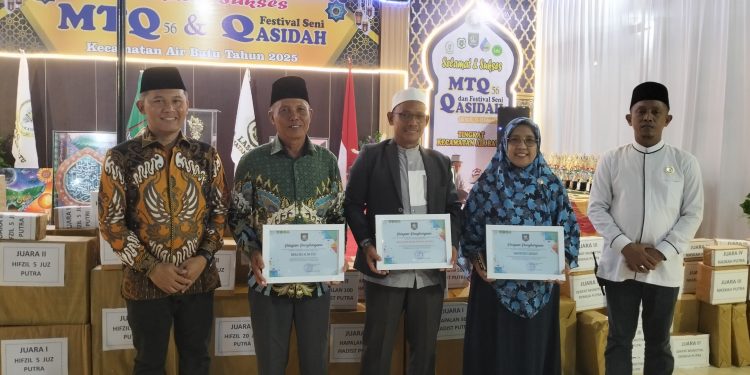 Air Genting Juara Umum MTQ Kecamatan Air Batu